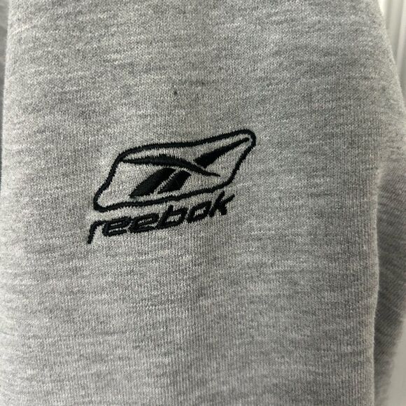 NFL Reebok Men’s Gray Atlanta Falcons Pullover Hoodie Sweatshirt Size Medium - Picture 5 of 13